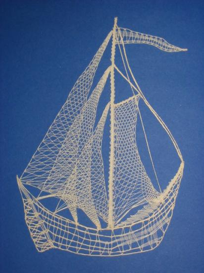 Les voiliers - Dentelle Figurative
